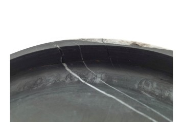 時代物　雅趣ある意匠　酒井抱一筆　蒔絵　鹿に紅葉図の蓋付き硯　(R-084803)