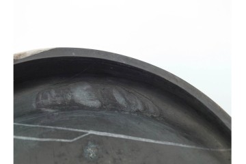 時代物　雅趣ある意匠　酒井抱一筆　蒔絵　鹿に紅葉図の蓋付き硯　(R-084803)