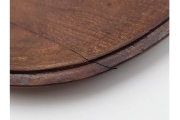 時代物　雅趣ある意匠　酒井抱一筆　蒔絵　鹿に紅葉図の蓋付き硯　(R-084803)