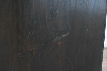 アジアンヴィンテージ　アンティーク調　蝶の羽をモチーフにしたシンメトリーデザインが魅力的な李朝箪笥　(R-084807)