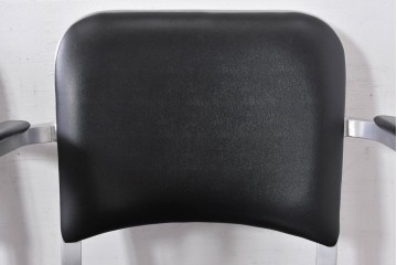 中古　美品　廃番品　レトロモダンなデザインが魅力的なデスクチェア5脚セット　(R-084809)