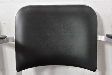 中古　美品　廃番品　レトロモダンなデザインが魅力的なデスクチェア5脚セット　(R-084809)