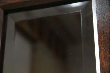 中古　美品　松本民芸家具　落ち着きのある洗練された佇まいが魅力のG-1型面取食器棚　定価約57万円　(R-084810)