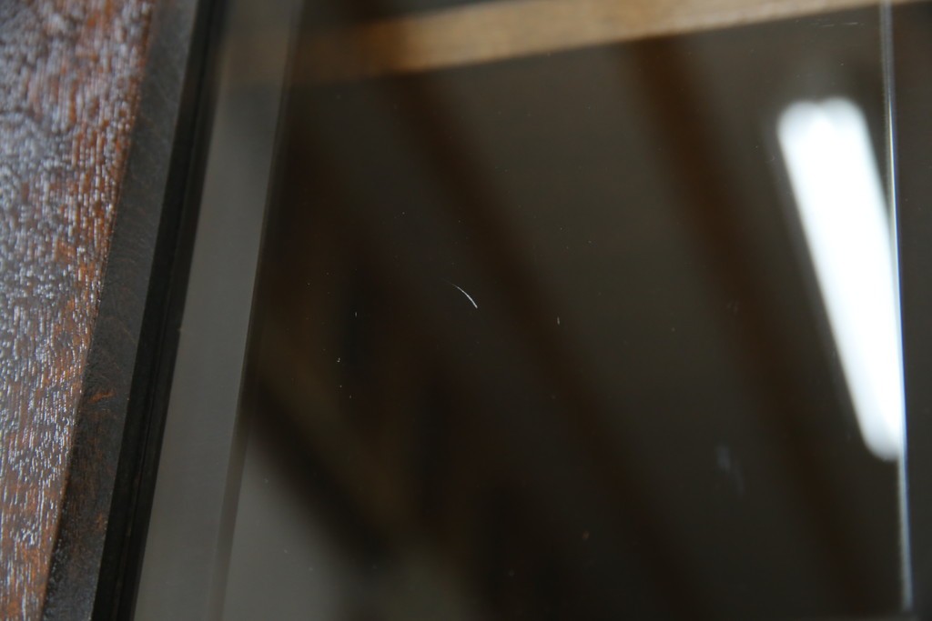 中古　美品　松本民芸家具　落ち着きのある洗練された佇まいが魅力のG-1型面取食器棚　定価約57万円　(R-084810)