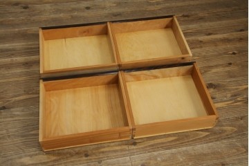 中古　美品　松本民芸家具　落ち着きのある洗練された佇まいが魅力のG-1型面取食器棚　定価約57万円　(R-084810)