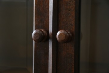 中古　美品　松本民芸家具　落ち着きのある洗練された佇まいが魅力のG-1型面取食器棚　定価約57万円　(R-084810)