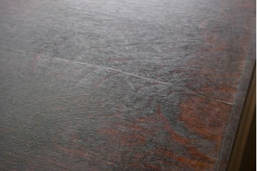 《脚(台輪)取り付け加工費込み》　中古　美品　松本民芸家具　G-1型面取食器棚　落ち着きのある洗練された佇まいが魅力のキャビネット　(R-084811)