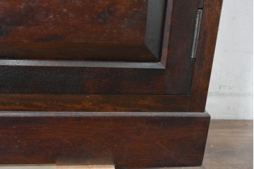 《天板取り付け加工費込み》　中古　美品　松本民芸家具　G-1型面取食器棚　落ち着きのある洗練された佇まいが魅力のキャビネット　(R-084812)