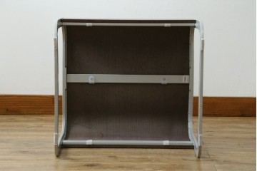 中古　イタリア高級家具　Lapalma(ラパルマ)　インテリアに映える曲線デザインが目を引くZAスツール　(R-084815)