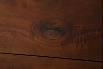 和製ヴィンテージ　美品　刻印なしの年代もの!!　ジョージ・ナカシマ(George Nakashima)　美しい木目とどっしりとした佇まいが魅力的なMINGUREN DINING(ミングレン)ダイニングテーブル　(R-084816)