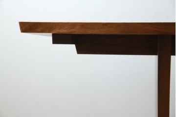 和製ヴィンテージ　美品　刻印なしの年代もの!!　ジョージ・ナカシマ(George Nakashima)　美しい木目とどっしりとした佇まいが魅力的なMINGUREN DINING(ミングレン)ダイニングテーブル　(R-084816)