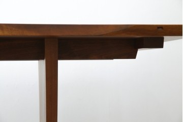 和製ヴィンテージ　美品　刻印なしの年代もの!!　ジョージ・ナカシマ(George Nakashima)　美しい木目とどっしりとした佇まいが魅力的なMINGUREN DINING(ミングレン)ダイニングテーブル　(R-084816)
