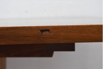 和製ヴィンテージ　美品　刻印なしの年代もの!!　ジョージ・ナカシマ(George Nakashima)　美しい木目とどっしりとした佇まいが魅力的なMINGUREN DINING(ミングレン)ダイニングテーブル　(R-084816)