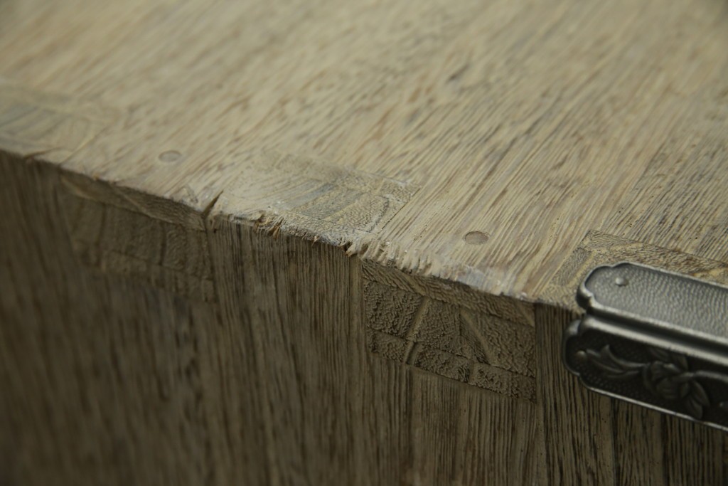 中古　会津松本(會津松本)　東西館　牡丹金具が上品な会津桐箪笥　定価約74万円　(R-084818)