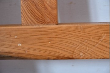 和製ビンテージ　美品　希少品　屋久杉　温もりと格調を備えた回転チェア2脚　セット定価約100万円相当　(R-084821)