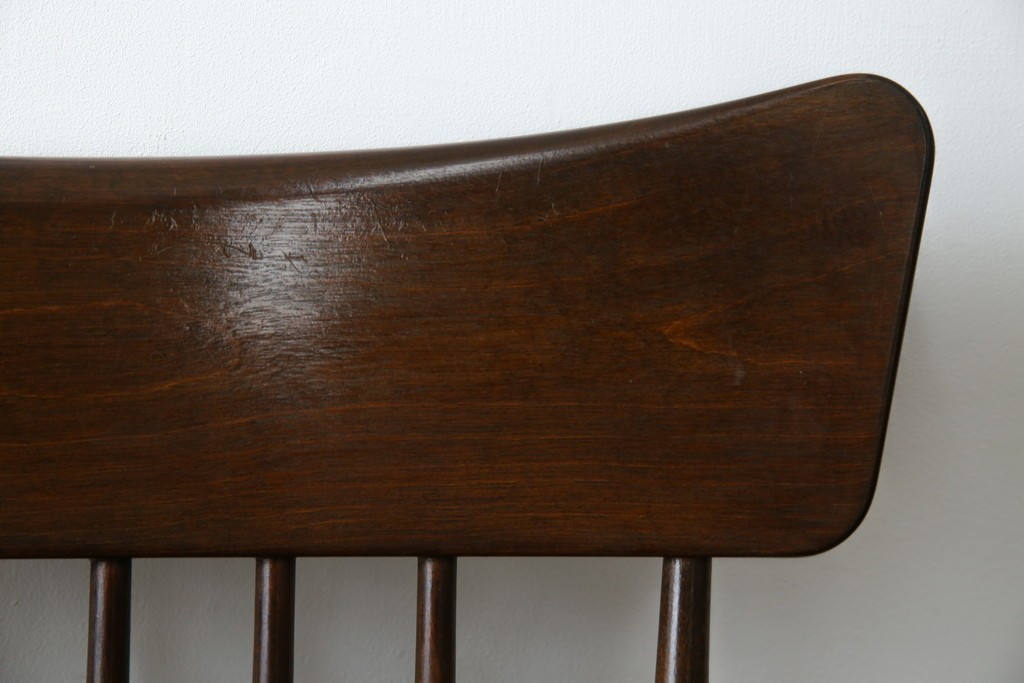 中古　美品　松本民芸家具　くつろぎの時間にぴったりなJ型ロッキングチェア　定価約24万円　(R-084822)