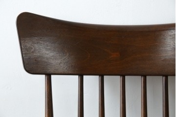 中古　美品　松本民芸家具　くつろぎの時間にぴったりなJ型ロッキングチェア　定価約24万円　(R-084822)