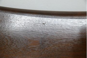 中古　美品　松本民芸家具　くつろぎの時間にぴったりなJ型ロッキングチェア　定価約24万円　(R-084822)