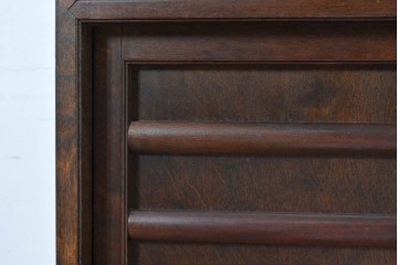 中古　美品　松本民芸家具　MA型　落ち着いた品のある佇まいが魅力的な茶タンス　定価約52万円　(R-084825)