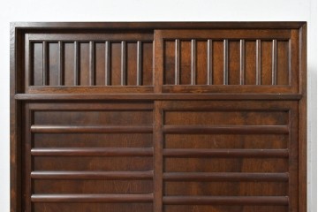 中古　美品　松本民芸家具　MA型　落ち着いた品のある佇まいが魅力的な茶タンス　定価約52万円　(R-084825)