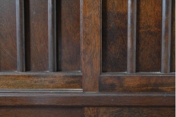 中古　美品　松本民芸家具　MA型　落ち着いた品のある佇まいが魅力的な茶タンス　定価約52万円　(R-084825)