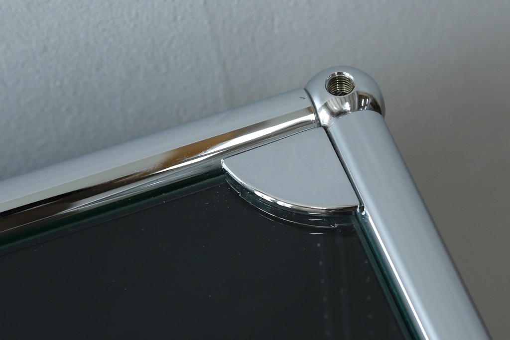 中古　スイス　USMハラー(USM Haller)　天板ガラスパネル　エクステンションドア×2　ファイリング収納付き　サイドボード　定価約38万円　(R-084831)