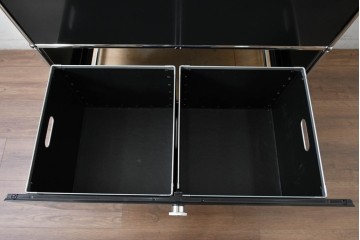 中古　スイス　USMハラー(USM Haller)　空間を美しく整えるシェルフ　定価約45万円相当　(R-084832)