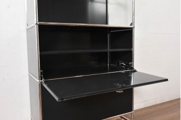 中古　スイス　USMハラー(USM Haller)　空間を美しく整えるシェルフ　定価約45万円相当　(R-084832)