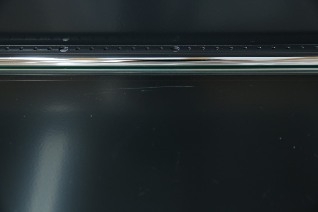 中古　スイス　USMハラー(USM Haller)　ガラスパネル　ドロップダウンドア×1　エクステンションドア×1　キャビネット　定価約45万円　(R-084832)