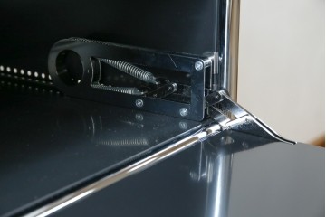 中古　スイス　USMハラー(USM Haller)　ガラスパネル　ドロップダウンドア×1　エクステンションドア×1　キャビネット　定価約45万円　(R-084832)