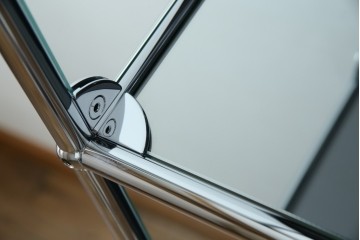 中古　スイス　USMハラー(USM Haller)　ガラスパネル　ドロップダウンドア×1　エクステンションドア×1　キャビネット　定価約45万円　(R-084832)