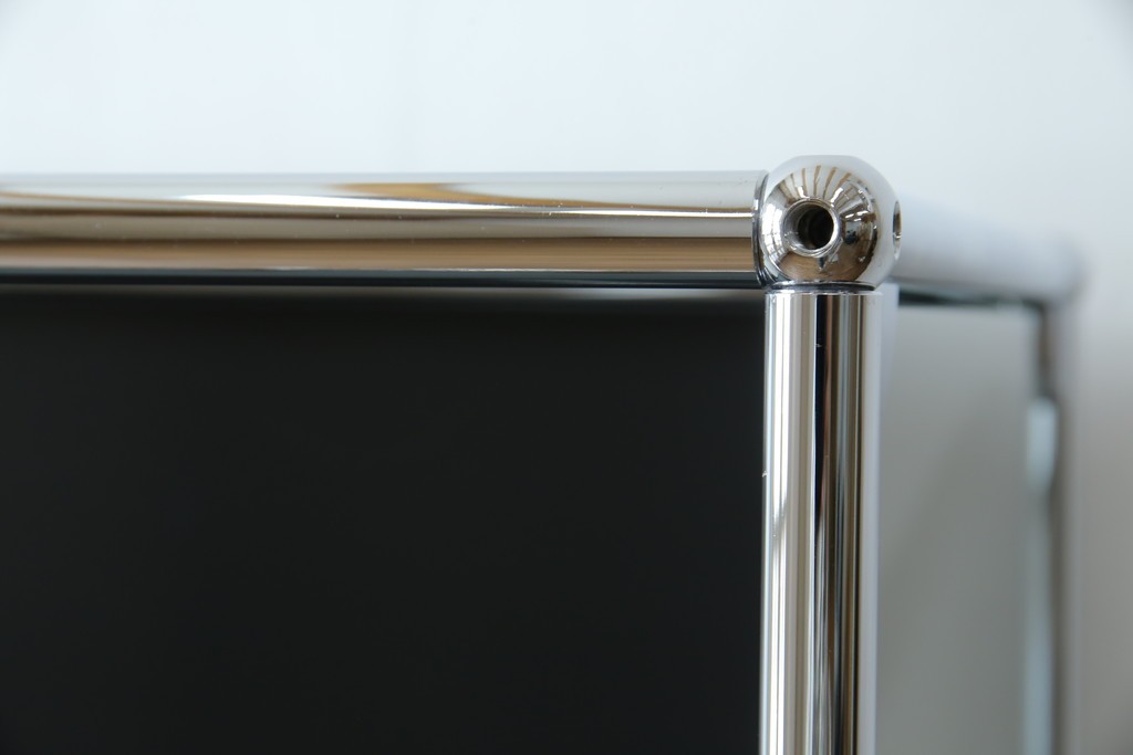 中古　スイス　USMハラー(USM Haller)　ガラスパネル　ドロップダウンドア×1　エクステンションドア×1　キャビネット　定価約45万円　(R-084832)