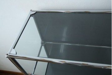 中古　スイス　USMハラー(USM Haller)　ガラスパネル　ドロップダウンドア×1　エクステンションドア×1　キャビネット　定価約45万円　(R-084832)