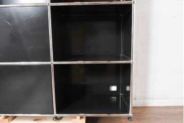 中古　スイス　USMハラー(USM Haller)　モダンインテリアに映えるシェルフ　定価約51万円相当　(R-084833)