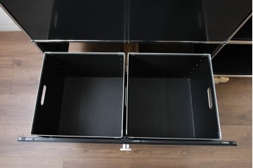 中古　スイス　USMハラー(USM Haller)　モダンインテリアに映えるシェルフ　定価約51万円相当　(R-084833)