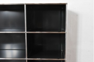 中古　スイス　USMハラー(USM Haller)　モダンインテリアに映えるシェルフ　定価約51万円相当　(R-084833)