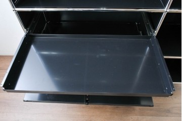 中古　スイス　USMハラー(USM Haller)　モダンインテリアに映えるシェルフ　定価約51万円相当　(R-084833)