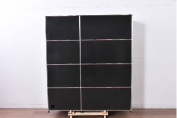 中古　スイス　USMハラー(USM Haller)　モダンインテリアに映えるシェルフ　定価約51万円相当　(R-084833)