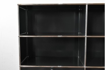 中古　スイス　USMハラー(USM Haller)　モダンインテリアに映えるシェルフ　定価約51万円相当　(R-084833)