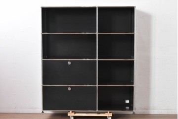 中古　スイス　USMハラー(USM Haller)　モダンインテリアに映えるシェルフ　定価約51万円相当　(R-084833)