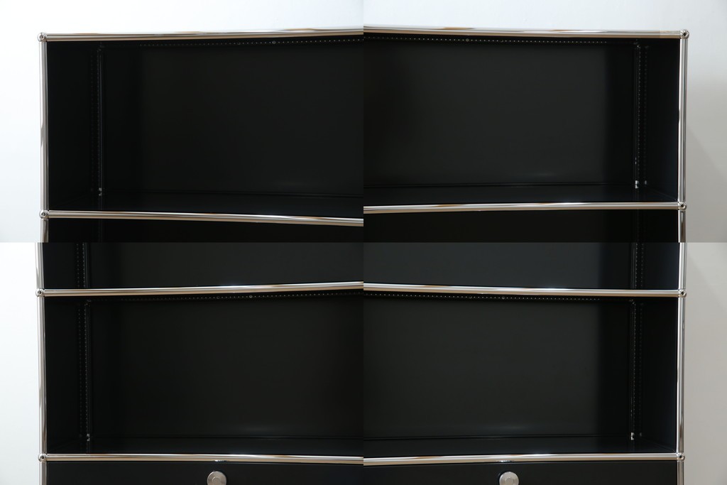 中古　スイス　USMハラー(USM Haller)　ホームオフィスにもおすすめなスッキリとしたデザインのサイドキャビネット　定価約36万円　(R-084835)