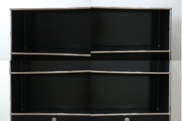 中古　スイス　USMハラー(USM Haller)　ホームオフィスにもおすすめなスッキリとしたデザインのサイドキャビネット　定価約36万円　(R-084835)