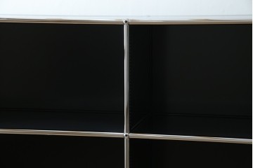 中古　スイス　USMハラー(USM Haller)　ホームオフィスにもおすすめなスッキリとしたデザインのサイドキャビネット　定価約36万円　(R-084835)