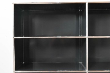 中古　スイス　USMハラー(USM Haller)　ホームオフィスにもおすすめなスッキリとしたデザインのサイドキャビネット　定価約36万円相当　(R-084835)