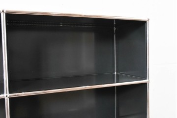 中古　スイス　USMハラー(USM Haller)　ホームオフィスにもおすすめなスッキリとしたデザインのサイドキャビネット　定価約36万円相当　(R-084835)