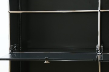 中古　スイス　USMハラー(USM Haller)　ドロップダウンドア×4　サイドボード　定価約42万4千円　(R-084836)