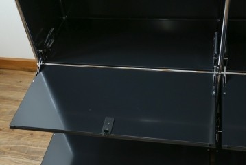 中古　スイス　USMハラー(USM Haller)　ドロップダウンドア×4　サイドボード　定価約42万4千円　(R-084836)