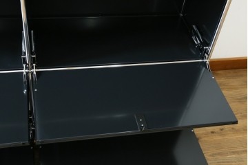 中古　スイス　USMハラー(USM Haller)　ドロップダウンドア×4　サイドボード　定価約42万4千円　(R-084836)