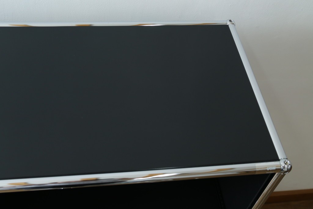 中古　スイス　USMハラー(USM Haller)　ドロップダウンドア×4　サイドボード　定価約42万4千円　(R-084836)