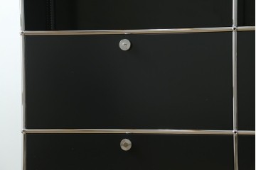 中古　スイス　USMハラー(USM Haller)　ドロップダウンドア×4　サイドボード　定価約42万4千円　(R-084836)
